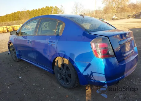 2012 Nissan Sentra 2.0 Sr из США, поврежденный, VIN 3N1AB6AP5CL737881